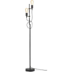 Černá stojací lampa s kovovým stínidlem (výška 152 cm) Seattle – it's about RoMi obraz