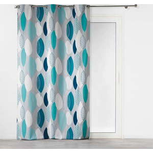 Modrý závěs 140x240 cm Leafy – douceur d'intérieur obraz