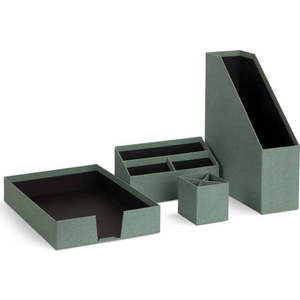 Kartonové organizéry v sadě 4 ks Hugo Canvas Paper Laminate – Bigso obraz
