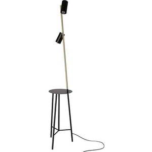 Černá/ve zlaté barvě stojací lampa (výška 164 cm) Perret – Candellux Lighting obraz