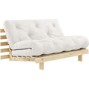Bílá rozkládací pohovka 140 cm Roots - Karup Design obraz