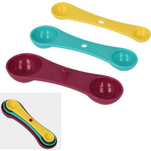 Sada 3 barevných odměrek Metaltex Spoons obraz