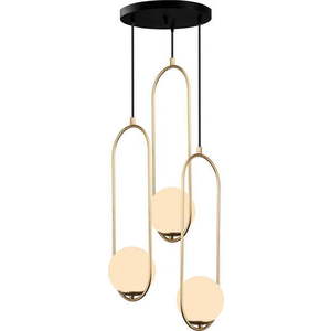 Závěsné svítidlo ve zlaté barvě Squid Lighting Arch, výška 146 cm obraz