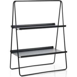 Černý kovový regál 53x75 cm A-Table - Zone obraz