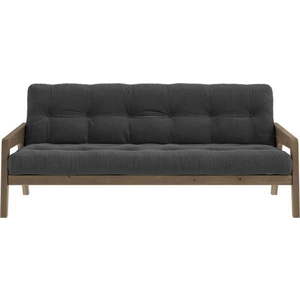 Šedá manšestrová rozkládací pohovka 204 cm Grab - Karup Design obraz