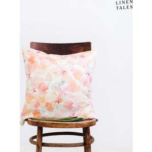 Lněný povlak na polštář 40x40 cm Floral – Linen Tales obraz