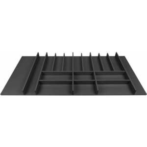 Černý příborník do zásuvky 108 x 47 cm Wood Line – Elletipi obraz