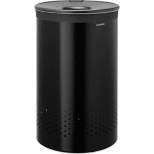 Matně černý kovový koš na prádlo 60 l – Brabantia obraz