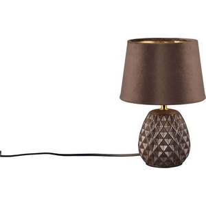 Hnědá stolní lampa (výška 27 cm) Ariana – Trio obraz