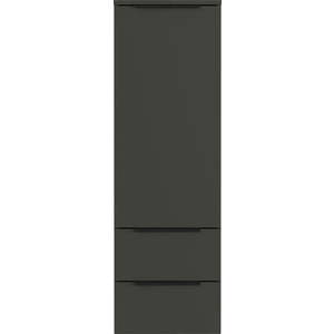 Antracitová vysoká závěsná koupelnová skříňka 36x111 cm Crandon – Germania obraz