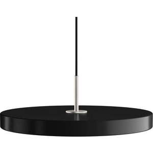 Černé LED stmívatelné závěsné svítidlo s kovovým stínidlem ø 43 cm Asteria Plus Medium – UMAGE obraz