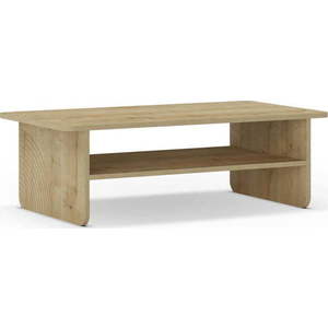 Konferenční stolek s deskou v dubovém dekoru v přírodní barvě 60x110 cm Daira – Marckeric obraz