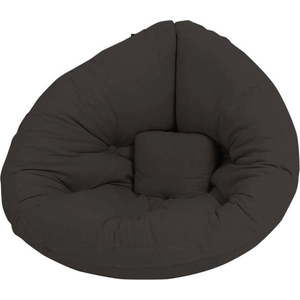 Černošedé relaxační dětské křesílko Mini Nido - Karup Design obraz