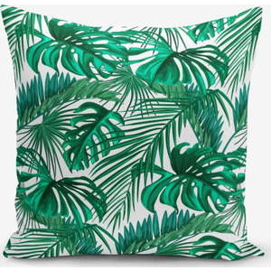 Povlak na polštář s příměsí bavlny Minimalist Cushion Covers Mint Green Kavanice, 45 x 45 cm obraz