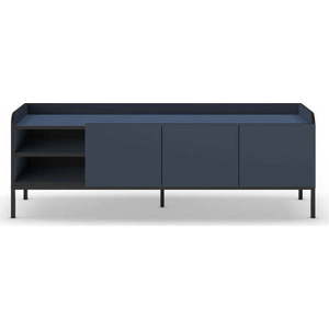 Modrý TV stolek 160x55x42 cm Adara – Marckeric obraz