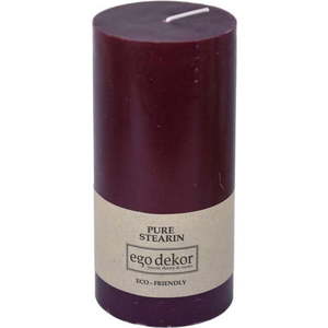 Vínově červená svíčka Eco candles by Ego dekor Friendly, doba hoření 50 h obraz