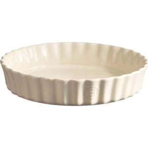Krémová keramická koláčová forma Emile Henry, ⌀ 28 cm obraz