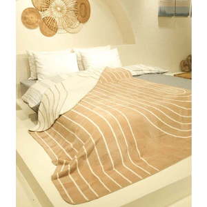 Béžovo-krémový přehoz na dvoulůžko 200x220 cm Twin – Oyo Concept obraz