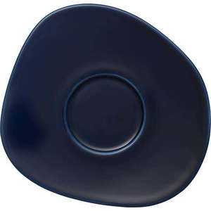 Tmavě modrý porcelánový podšálek Villeroy & Boch Like Organic, 17, 5 cm obraz