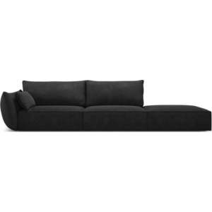 Tmavě šedá lenoška (levý roh) Vanda – Mazzini Sofas obraz