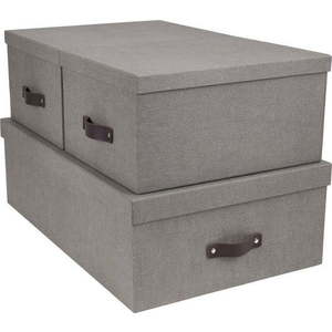 Úložné boxy s víkem v sadě 3 ks Inge – Bigso Box of Sweden obraz