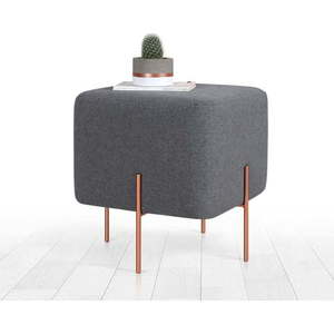 Tmavě šedý taburet Copper – Artie obraz