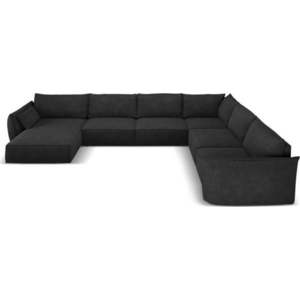 Tmavě šedá rohová pohovka (pravý roh) Vanda – Mazzini Sofas obraz