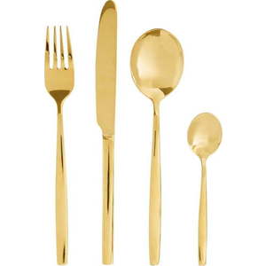 Nerezový příbor ve zlaté barvě 16 ks Avie – Premier Housewares obraz