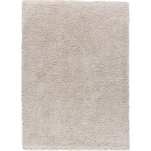 Béžový koberec z recyklovaných vláken 60x110 cm Shaggy Reciclada – Universal obraz