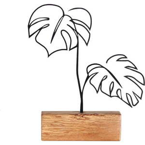 Kovová soška Leaves – Mioli Decor obraz