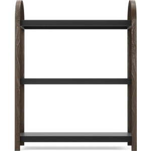 Černý přírodní regál v dekoru ořechu 72x90 cm Bellwood – Umbra obraz