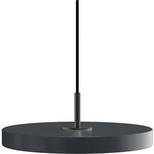 Antracitové LED závěsné svítidlo s kovovým stínidlem ø 31 cm Asteria Mini – UMAGE obraz