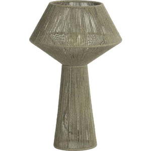 Světle zelená stolní lampa se stínidlem z juty (výška 47 cm) Fugia – Light & Living obraz