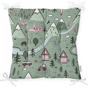 Podsedák s příměsí bavlny Minimalist Cushion Covers Village, 40 x 40 cm obraz