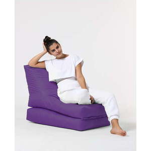 Fialový zahradní sedací vak Siesta – Floriane Garden obraz