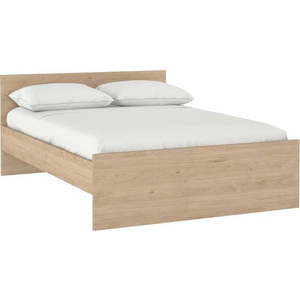 Dvoulůžková postel v dekoru dubu v přírodní barvě 160x200 cm Naia – Tvilum obraz