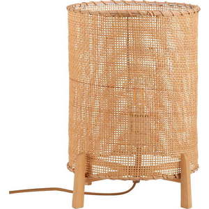 Ratanová stolní lampa SULION Wala, výška 35 cm obraz