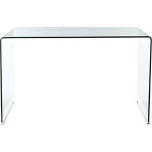 Skleněný pracovní stůl 70x126 cm Bend – Tomasucci obraz