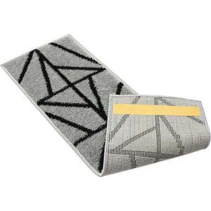 Černo-šedé nášlapy na schody v sadě 13 ks 22x73 cm Striped – Mila Home obraz