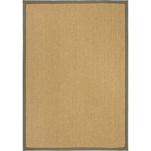 Vnitřní a venkovní koberec v zelené a světle hnědé barvě 120x170 cm Sisal Look – Flair Rugs obraz