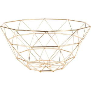 Mísa na ovoce ve zlaté barvě PT LIVING Diamond, ⌀ 30 cm obraz