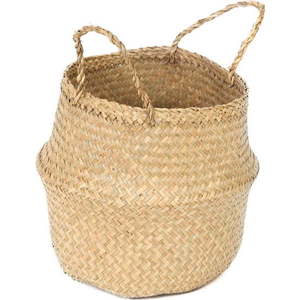Světlý úložný košík z mořské trávy Compactor, ⌀ 27 cm obraz