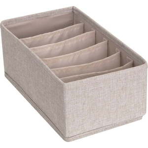 Béžový organizér do zásuvky s přihrádkami Bigso Box of Sweden Drawer, 16, 5 x 11 cm obraz