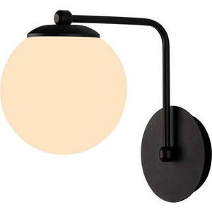 Černé nástěnné svítidlo Squid Lighting Star, výška 22 cm obraz