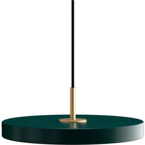 Tmavě zelené LED závěsné svítidlo s kovovým stínidlem ø 31 cm Asteria Mini – UMAGE obraz