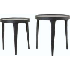 Kulaté odkládací stolky v sadě 2 ks ø 43 cm Tobias – Light & Living obraz