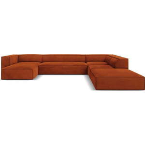 Oranžová rohová pohovka (pravý roh) Madame – Windsor & Co Sofas obraz