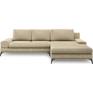 Béžová rozkládací rohová pohovka Windsor & Co Sofas Planet, pravý roh obraz