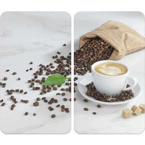 Kryty na sporák z tvrzeného skla v sadě 2 ks 52x30 cm Café Aromatica – Maximex obraz