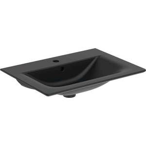 Matně černé keramické umyvadlo 64x46 cm Silk Black – Ideal Standard obraz